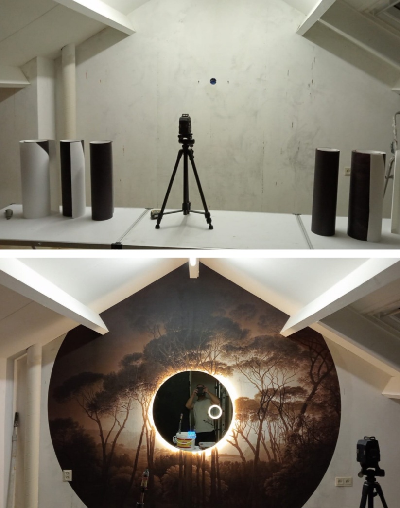 Voor & Na behang zolder